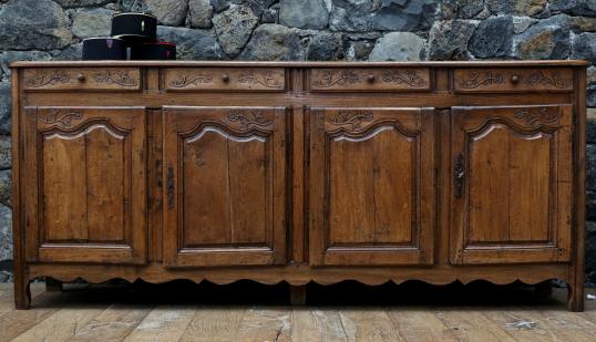 French Oak Dresser Base or Enfilade